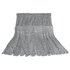  3x3M Large Oversized Blanket Grey Star