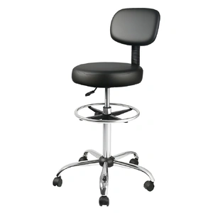 Swivel Office Chair Ergonomic Stool Height Adjustable Footrest Backrest