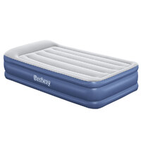 Air Mattress Single Inflatable Bed 46cm Airbed Blue