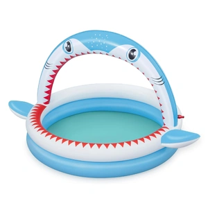 1.63m x 1.27m x 92cm Sharktastic Sprinkler Play Pool