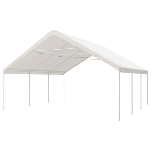 Instahut Carports 6x6m Carport Kits Steel Shelter Gazebo Canopy Garage Portable Garden Shed