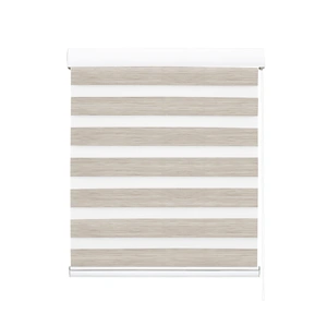  Blackout Zebra Roller Blind Curtains 150x210 Beige