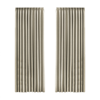  2XBlockout Curtains Chenille 132x250 Coffee
