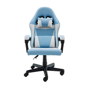 Antre Kids Study Gaming Chair in Black and White Office Adjustable Height Chair