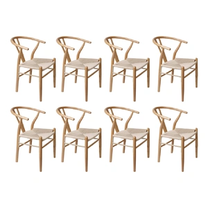 6x Dining Chairs Wooden Hans