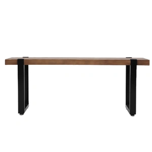  2x Dining Bench Chairs Wooden 140cm
