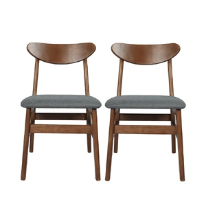 2xDining Chairs Kitchen Chair Brown 2Pack