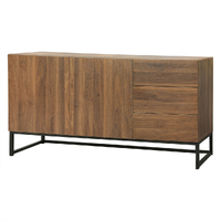  Buffet Sideboard Storage Cabinet Walnut