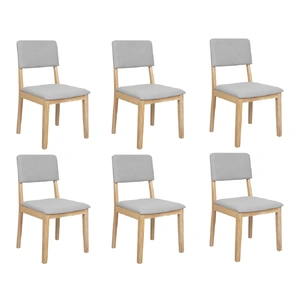 Dining Chairs 6 Upholstered Kitchen Chair