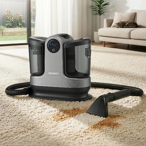 Carpet Washer Handheld Vacuum Cleaner 1700W 11kpa Rapid Heating Black
