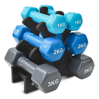 1kg to 3kg 3-Pair Dumbbell Set with Stand