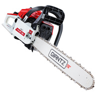 Chainsaw Petrol 52CC 20" Bar Commercial E-Start Pruning Chain Saw White,Chainsaw Petrol 52CC 20" Bar Commercial E-Start Pruning Chain Saw White