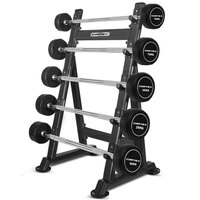 ALPHA Series 100kg Fixed Barbell Set + Stand