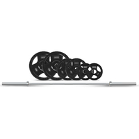90kg Tri-Grip 50mm Olympic Plate Set