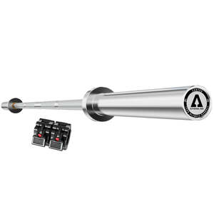 ATHENA200 7ft 15kg Womens' Olympic Barbell with Lockjaw Collars