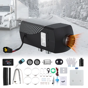Diesel Air Heater 12-24V 2KW LCD Display Remote Control for Car Bus RV Indoor Black