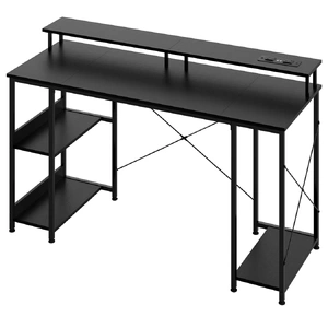 Gaming Desk Computer Table Monitor Shelf 140cm