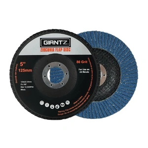 100 PCS Zirconia Sanding Flap Disc 5" 125mm 80Grit Angle Grinding Wheel