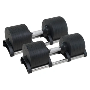 Powertrain Eon 2 x 36kg Dial-Up Adjustable Dumbbell Home Gym Weights