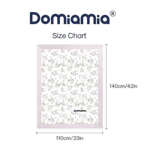 Domimia Thick Padded Minky Cotton Kids Blanket - 2.5 tog