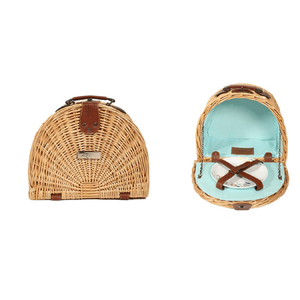   Semi Round Picnic Basket