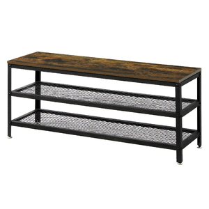  3-Tier Shoe Rack Bench 100cm