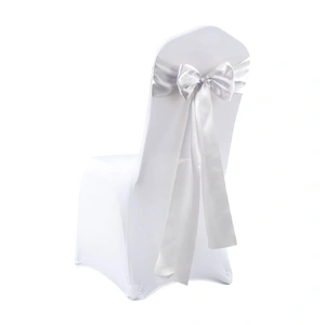 50x Satin Chair Sashes Cloth Cover Wedding