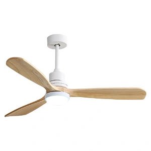  Ceiling Fan 52 DC Motor Wood Natural