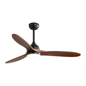  52 Ceiling Fan DC Motor LED Walnut