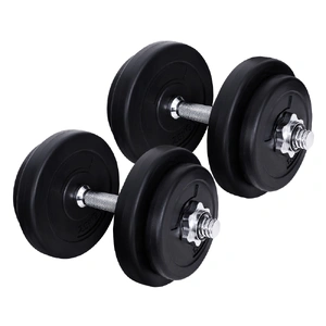 20kg Dumbbell Set Weight Plates Dumbbells Lifting Bench