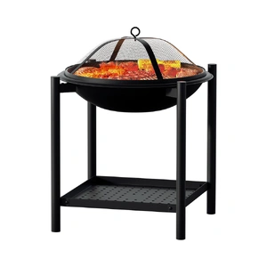 Grillz Fire Pit BBQ Grill 2-in-1 Outdoor