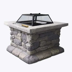 Fire Pit Table Square 55cm