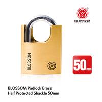 PADLOCK BRASS PROTECTED SHACKLE 50MM