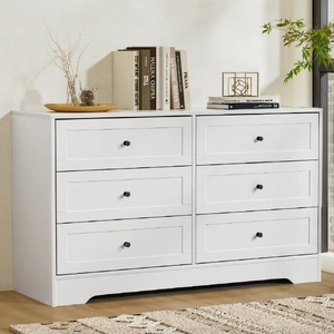 6 Chest of Drawers - LEIF White