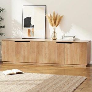 Artiss TV Unit Entertainment Unit Storage Cabinet 180cm Pine