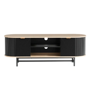 Artiss TV Unit Entertainment Unit Storage Cabinet Black Pine