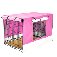 Wire Dog Cage Crate with Tray + Cushion Mat + Cover Combo