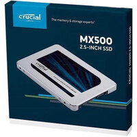 MICRON (CRUCIAL) MX500 2.5\' SATA SSD - 3D TLC 560/510 MB/s 90/95K IOPS Acronis True Image Cloning Software 7mm w/9.5mm Adapter