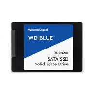 WESTERN DIGITAL Digital WD Blue 2.5" SATA SSD 560R/530W MB/s 95K/84K IOPS 400TBW 1.75M hrs MTBF 3D NAND 7mm s