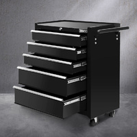 5 Drawer Mechanic Tool Box Cabinet Storage Trolley