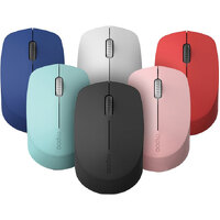 RAPOO M100 2.4GHz & Bluetooth 3 / 4 Quiet Click Wireless Mouse - 1300dpi Connects up to 3 Devices, Up to 9 months Battery Life