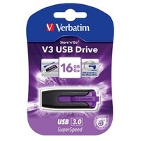 VERBATIM 16GB V3 USB3.0 Store\'n\'Go V3; Rectractable