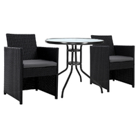 Outdoor Chairs Dining Patio Furniture Lounge Setting Wicker Garden