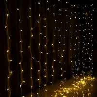 Jingle Jollys 6X3M Christmas Curtain Lights 600LED