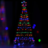 Jingle Jollys Christmas Tree 2.1M 264 LED Xmas Trees Solar Power