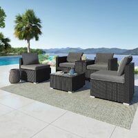 Modular Outdoor Wicker Lounge Set