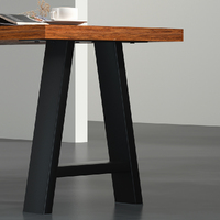 Set of 2 Table Legs Coffee Dining Table Legs DIY Metal Leg