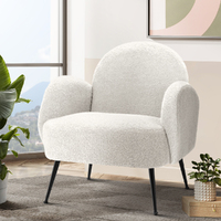 Armchair Lounge Chair Armchairs Accent Arm Chairs Sherpa Boucle