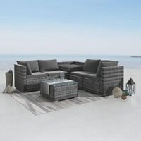 6PCS Outdoor Modular Lounge Sofa Coogee