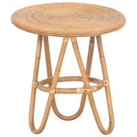 Crocus Rattan Round Coffee Table - Natural